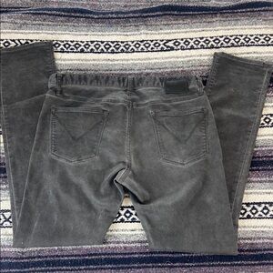 John Varvatos Men's Slim Straight Jeans in Charcoal Gray